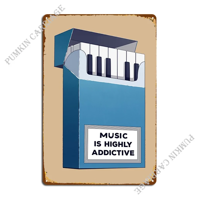 

Музыка-это очень захватывающий металлический знак, украшение, искусственный кинотеатр, жестяной знак, плакат