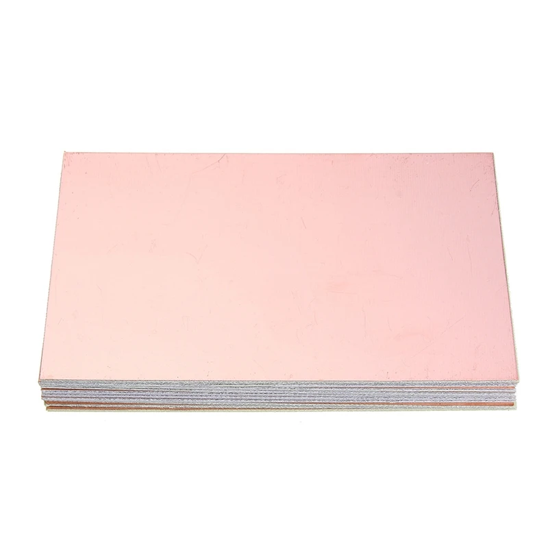 

10Pcs 10X15cm Double-Sided PCB Copper Clad Laminate FR4 Fiberglass Board