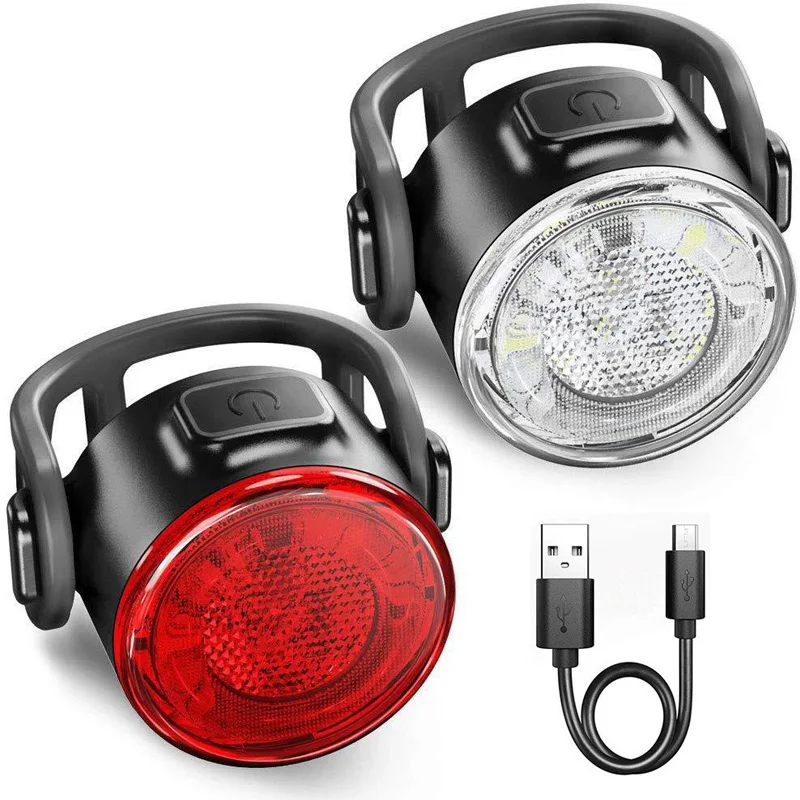 

Bike Rear Light USB Charged 6 Modes Bicycle Headlight Rear Light Waterproof Bike Front Light Cycling Taillight Bike Accessories