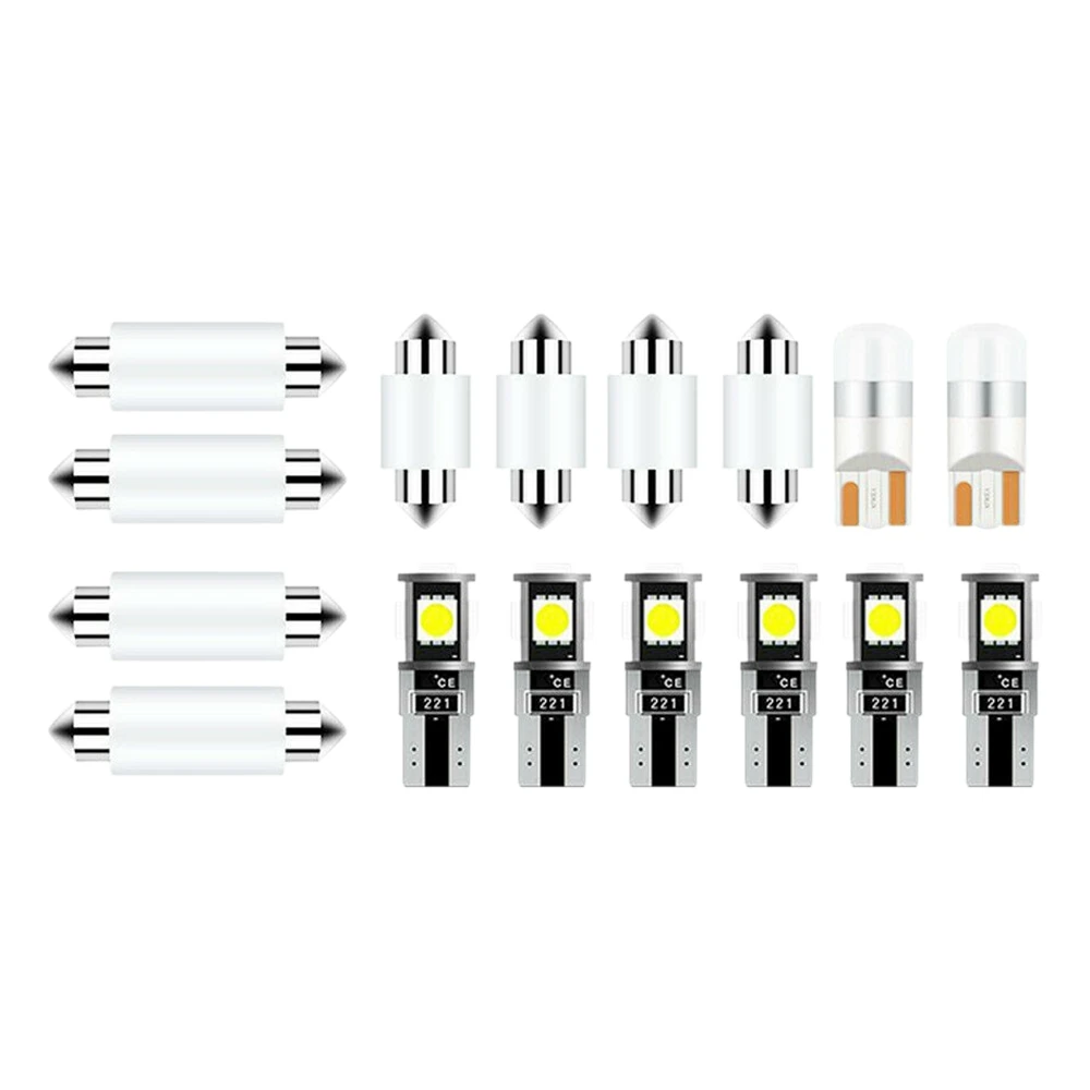 

16 шт., белая лампочка для Ford F250 F350 1998-2018