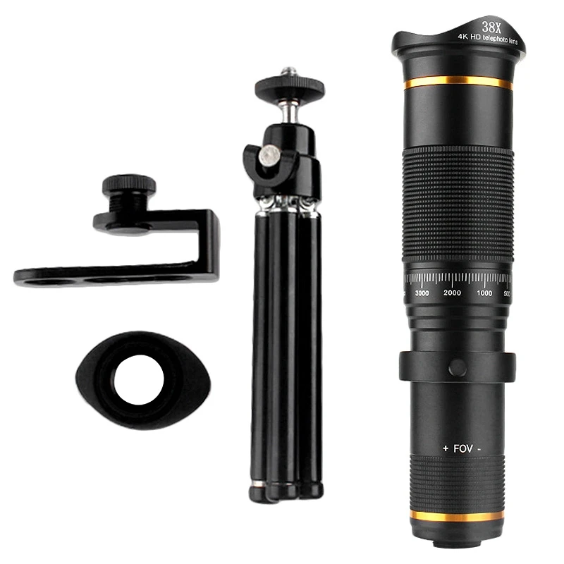 

HTHL-38X Telephoto Lens HD Monocular Telescope Phone Camera Lens For Iphone 11 Xs Max XR X 8 7 Plus Android Smartphone Mobile