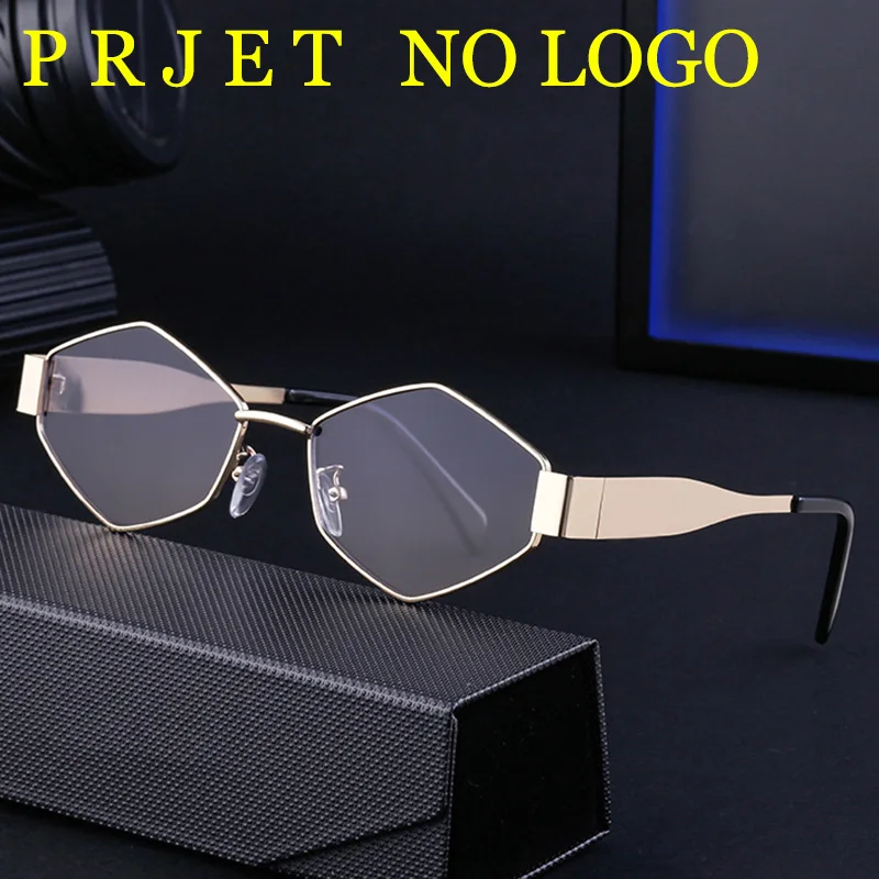 Овальные Солнцезащитные очки в металлической оправе UV400 для мужчин и женщин