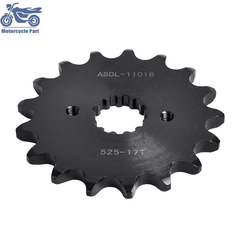 Фото 525-17T 525 17 зубьев 17T приводная передняя звездочка для SUZUKI GSR750 GSR750Z GSX-R750 DL1000 GSX-R1000 GSX-S750 GSX-S1000 2018 №4