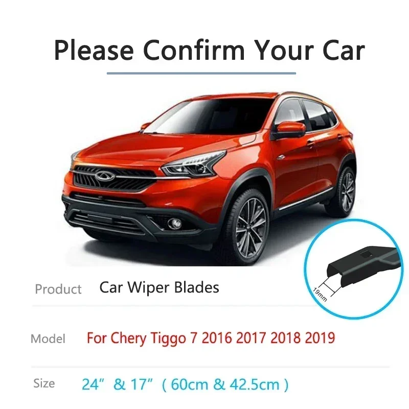 Щетки стеклоочистителя передние для Chery Tiggo 7 T15 Qoros Young DR F35 2016 2017 2018 2019