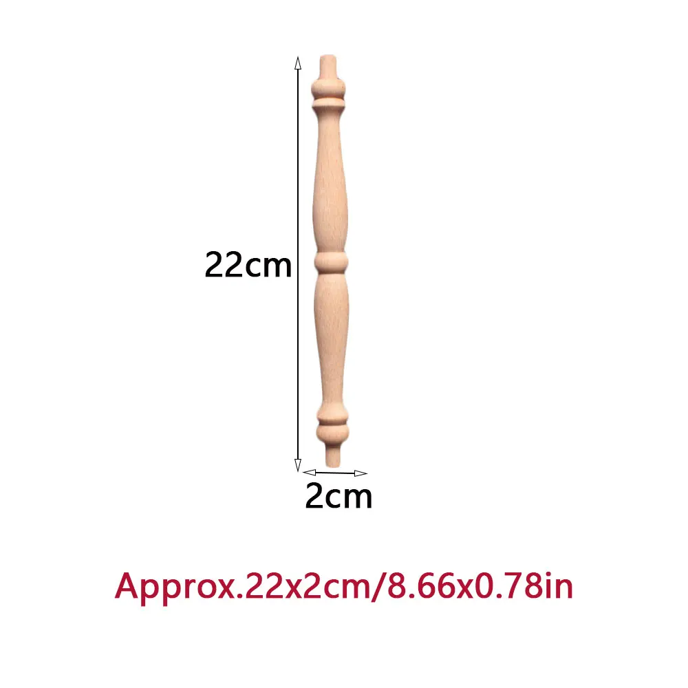 4 шт. неокрашенные длинные декоративные деревянные Аппликации фотообои для