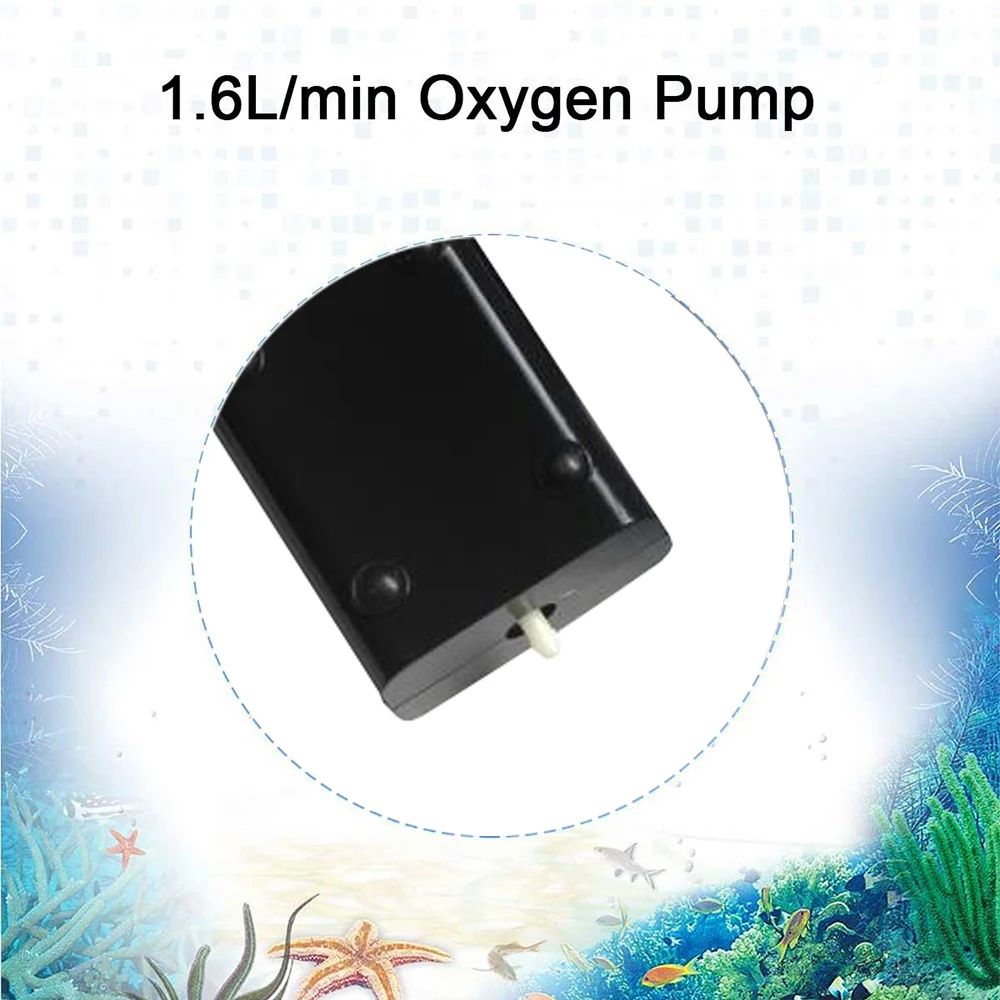 Кислородный насос с солнечной панелью 5 Вт генератор кислорода набор для