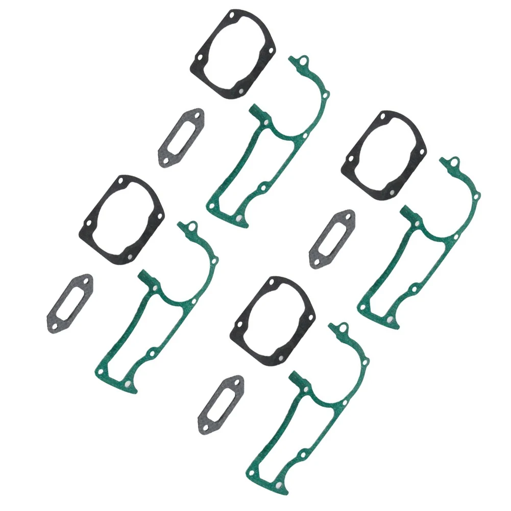 

4 Set Crankcase Cylinder Muffler Gaskets For Husqvarna 362 365 371 371XP 372XP 503 62 72-01 503 90 99-01 503 77 59-01