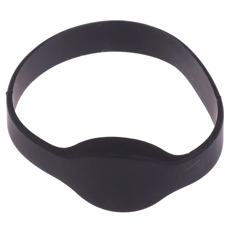 

1Pcs ID 125KHz EM4100 TK4100 RFID Waterproof Wristband Bracelet Silicone Keyfobs Read Only Black Tag Access Control Card
