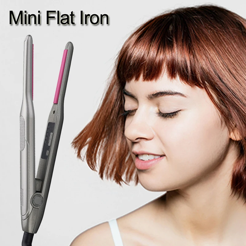 

утюжок для волос Плойка для выпрямления волос щипцы для завивки волос выпрямитель для бороды плойка титановые щипцы для завивки волос с регулируемой температурой инструмент для укладки