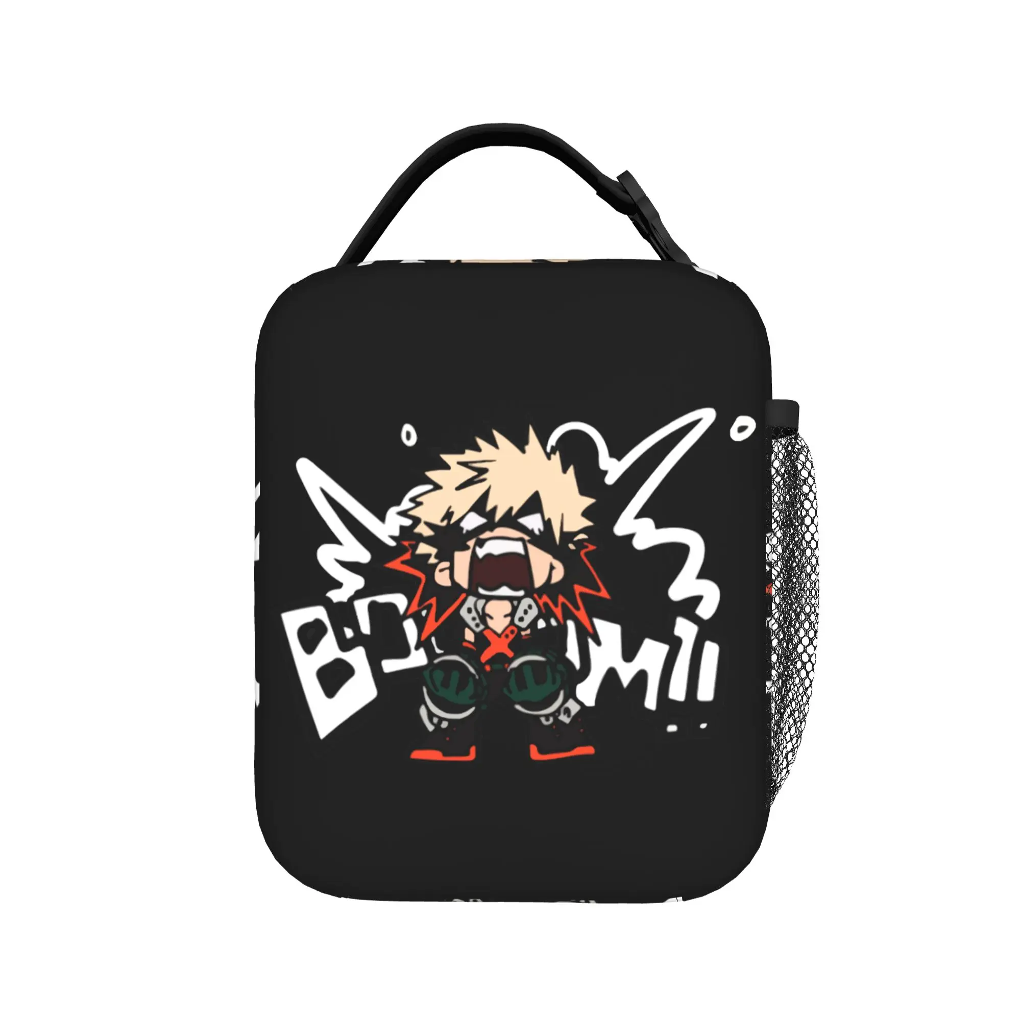 Фото Термоизолированные сумки для обедов My Hero Academia Katsuki Bakugo, многоразовые термосумки для бенто, термоконтейнеры для обедов №1