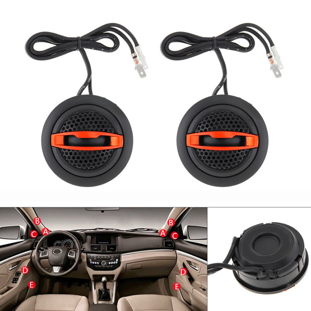 Пара автомобильных динамиков 58 мм/2 28 дюйма динамики с самоклеющейся основой
