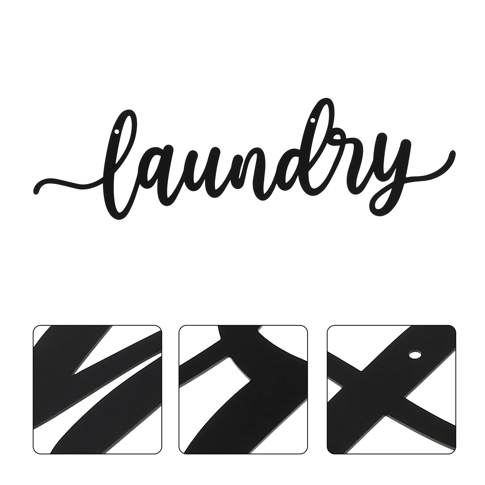 

Железный кулон с надписью, уникальный украшение для мытья комнаты, шикарный подвесной орнамент для стирки, прочный орнамент, знак, Декор, домашние акценты