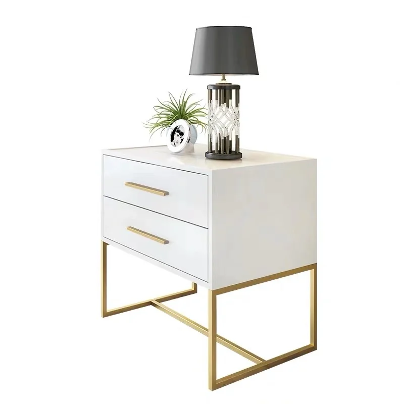 

7777777Modern Best Selling Wholesale Indoor Wooden dinning room cupboard metal legs sideboard Nightstand Bedroom Furniture