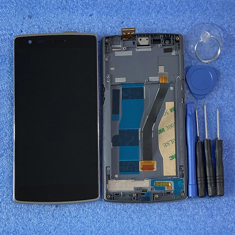5 &quotоригинальный Axisinternational для OnePlus One 1 ЖК-экран + сенсорная панель дигитайзер