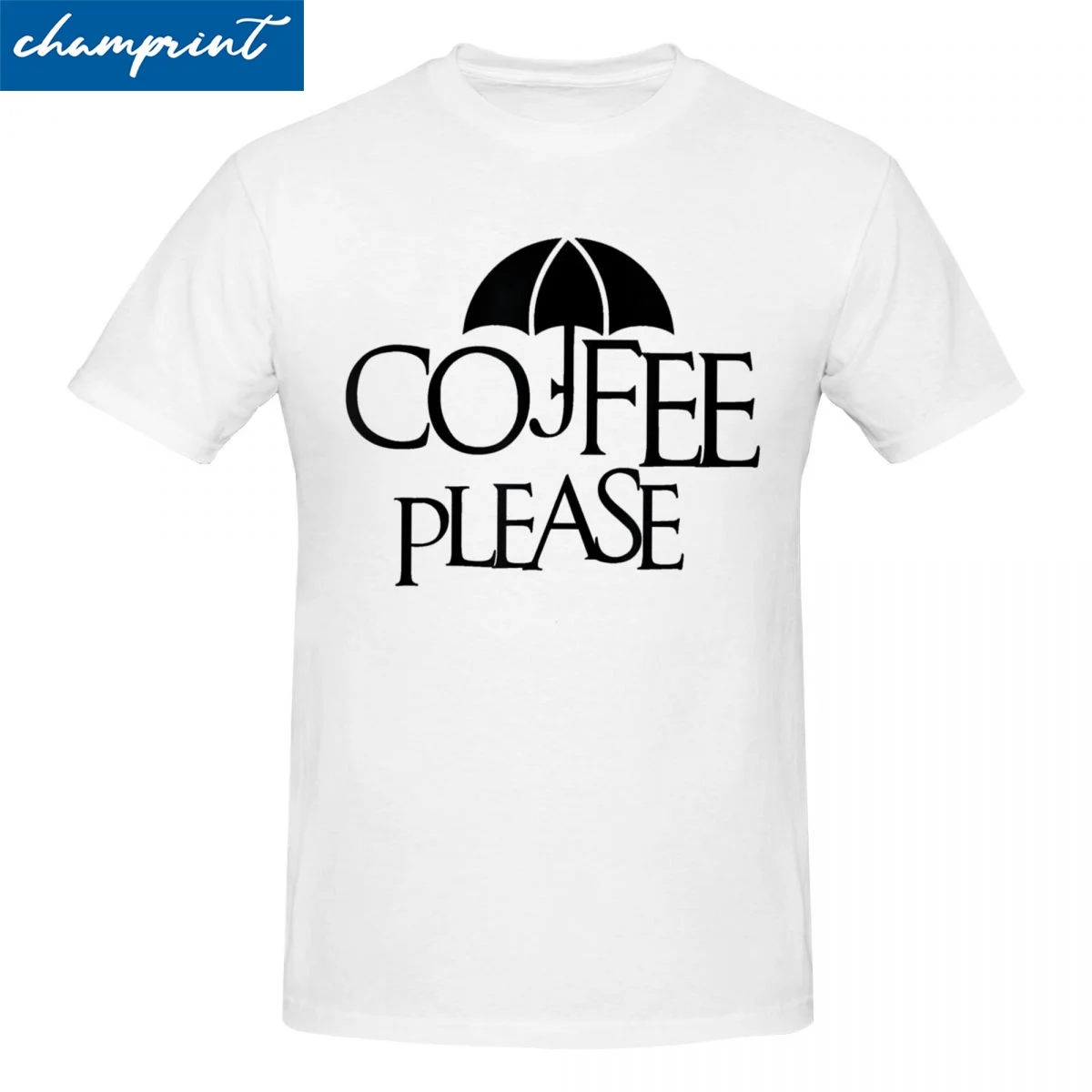 Новинка футболка Coffee Please Umbrella Academy мужские топы с круглым вырезом и короткими