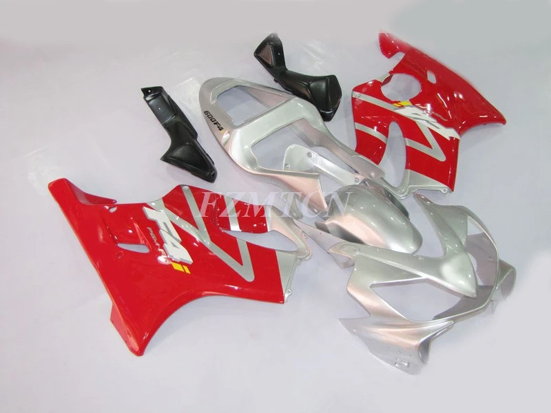 

Новый комплект обтекателей из АБС-пластика, подходит для корпуса HONDA CBR600 F4i 2001 2002 01 02 03, красно-серебристого цвета