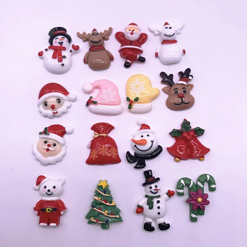 Набор для изготовления ювелирных изделий 5 шт. Рождественская серия плоская