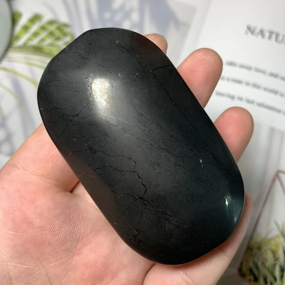 

Wholesale Radiation Protection Raw Shungite Palm Natural Stone And Mineral Rock Chakra Reiki Crystal For Healing Body