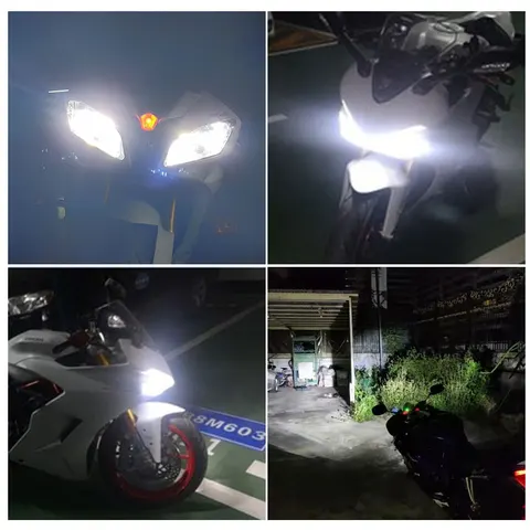 Мотоциклетные 60 Вт белые 12000 лм H7 светодиодные лампы для фар 6500k CANbus для Kawasaki Ninja 300 EX300 2013-2017