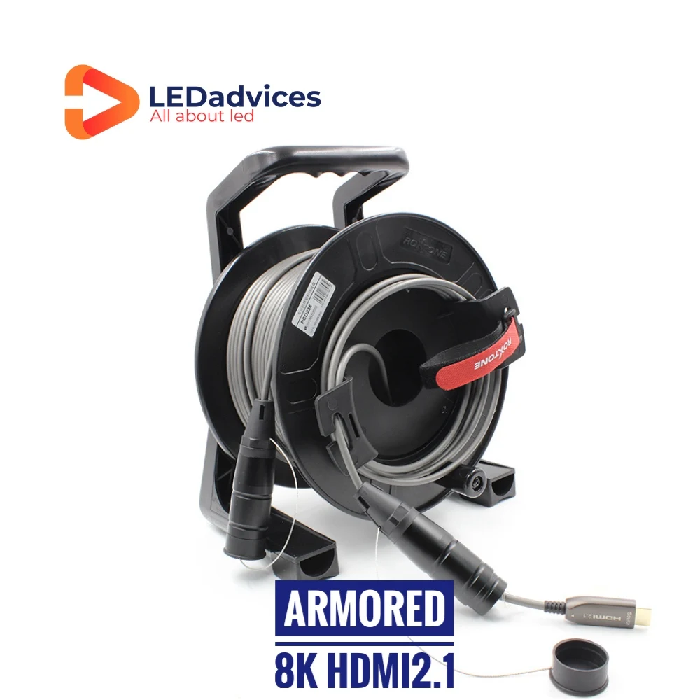 Бронированный оптоволоконный кабель HDMI2.1 AOC 50 м 48 Гбит/с 8K HDMI HDR 10 гигабит для