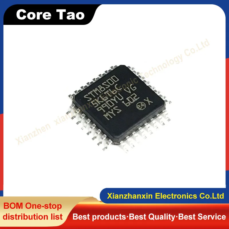 5 шт./партия, 8-битный микроконтроллер STM8S005K6T6C STM8S005 QFP32