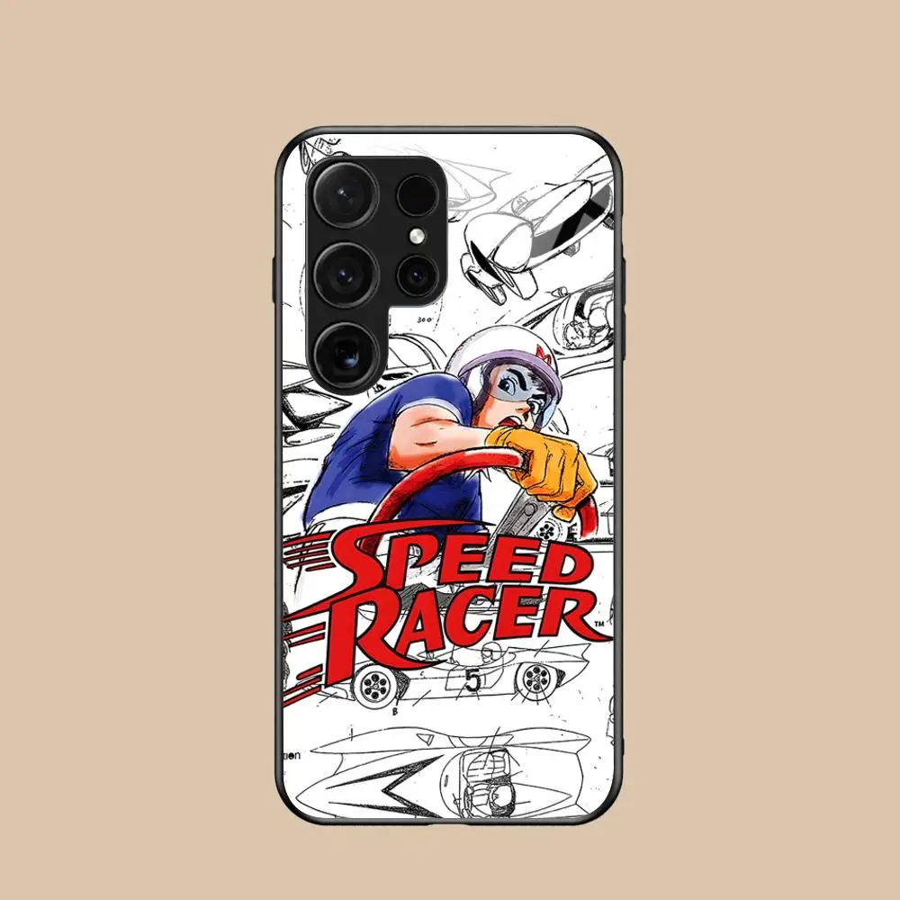 Чехол для телефона Speed Racer для Samsung Galaxy S26 S25 S24 S23 S22 S21 S20 Note20 Plus FE Ultra, защитный стеклянный чехол (art.: 3920da2b2b64f) - 3920da2b2b64f