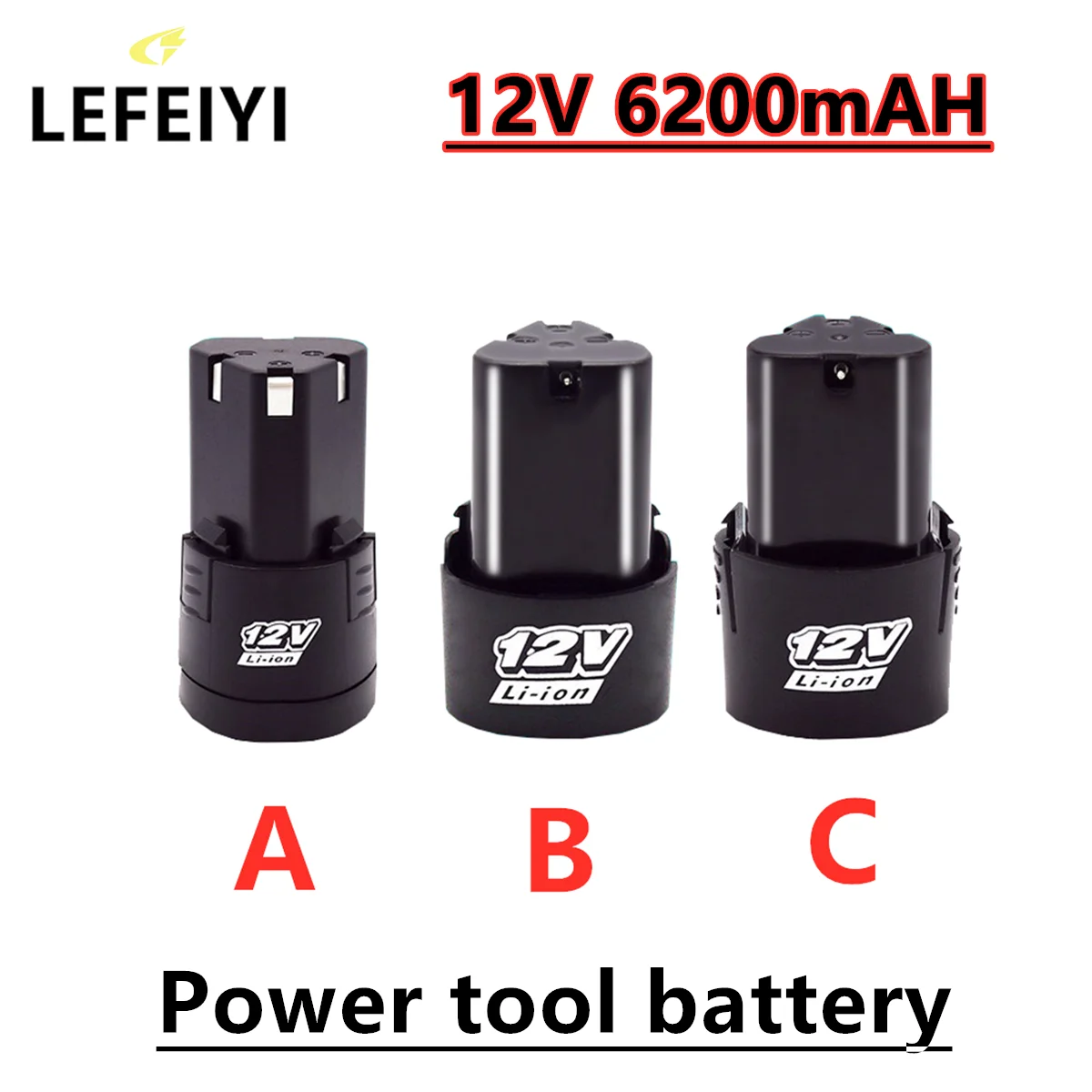 

Universal 12V 6200mAH Rechargeable Li-ion Lithium Battery for Power Tools Electric Drill Electric Screwdriver Battery