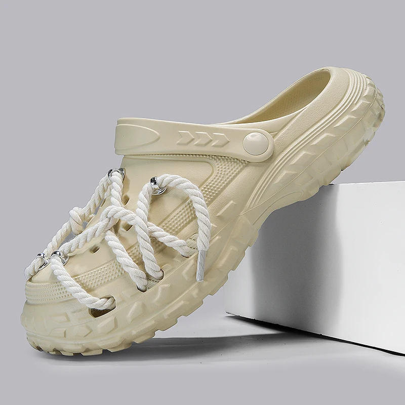 Сандалии мужские из ЭВА на толстой подошве дизайнерские Водонепроницаемые