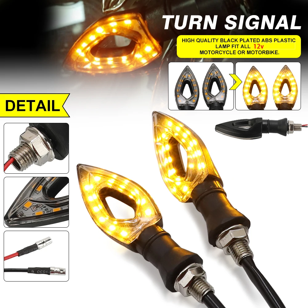 

4Pcs Motorcycle Universal LED Turn Signals Short Turn Signal Lights For YAMAHA MT 07 MT07 MT-07 FZ-07 2013 2014 2015 2016 2017
