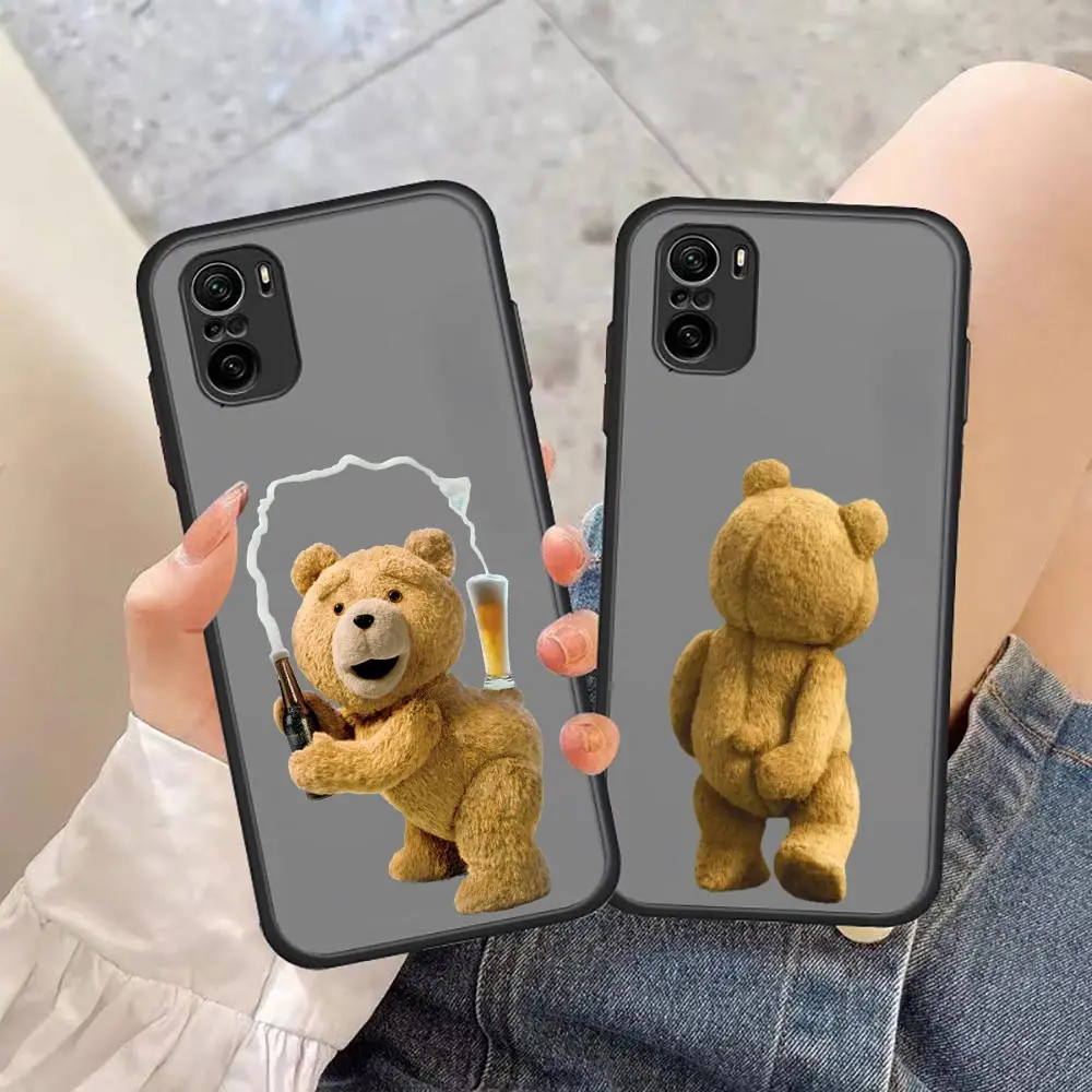 

Cute Naughty T-Teddy Bear Couple Anime Case For Redmi K30 Case For Redmi K40 K30 K20 10 10C 10X 9T 9C 9A 9 8A 8 7A 7 6 Pro Plus