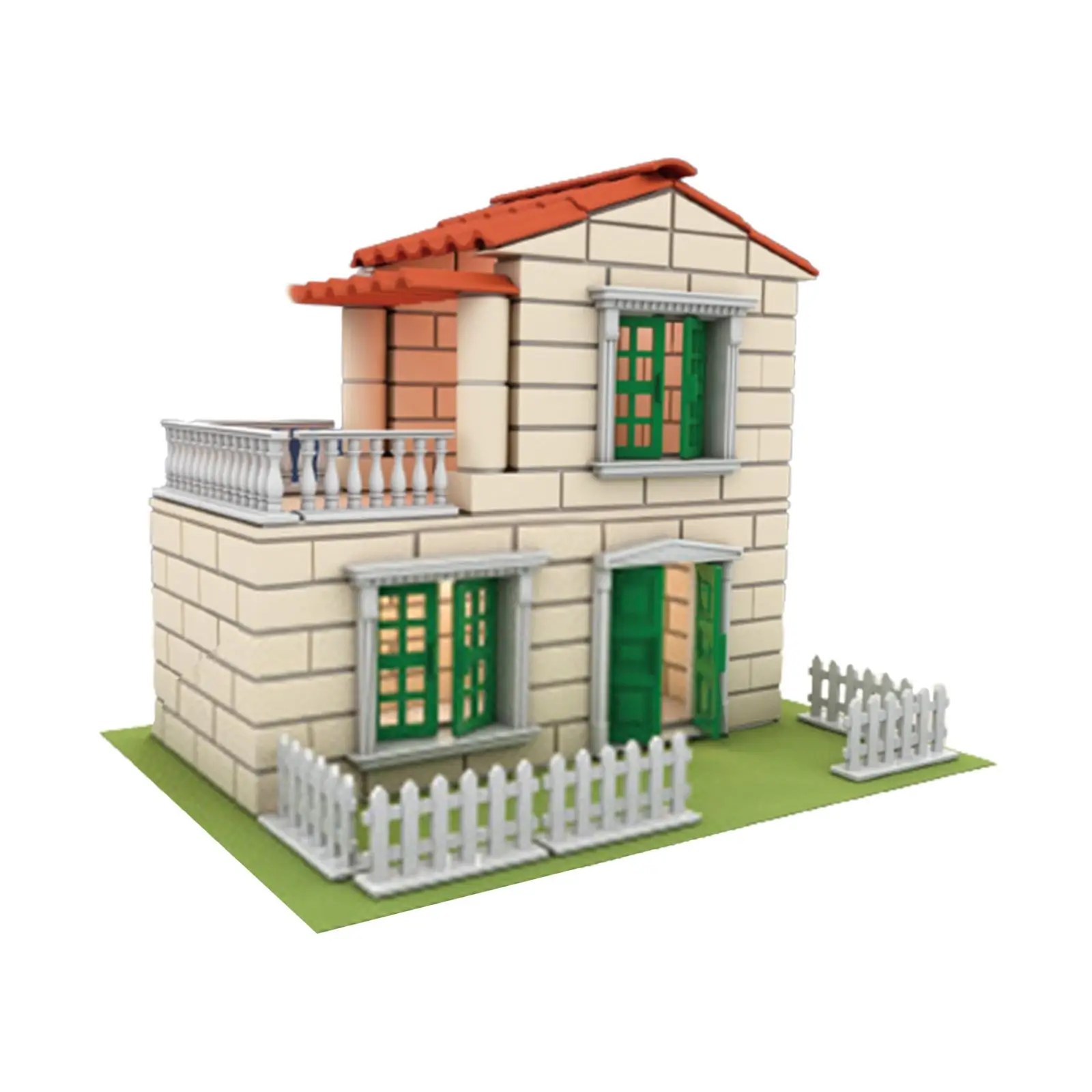 

Мини-дом ручной работы «сделай сам», набор для сборки дошкольного образования, игрушка, миниатюрный кукольный домик с цементом, подарок для ...