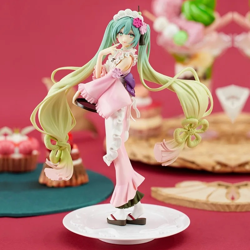 Фигурка Мику из аниме Hatsune фигурка мультфильма модель милой девочки настольные