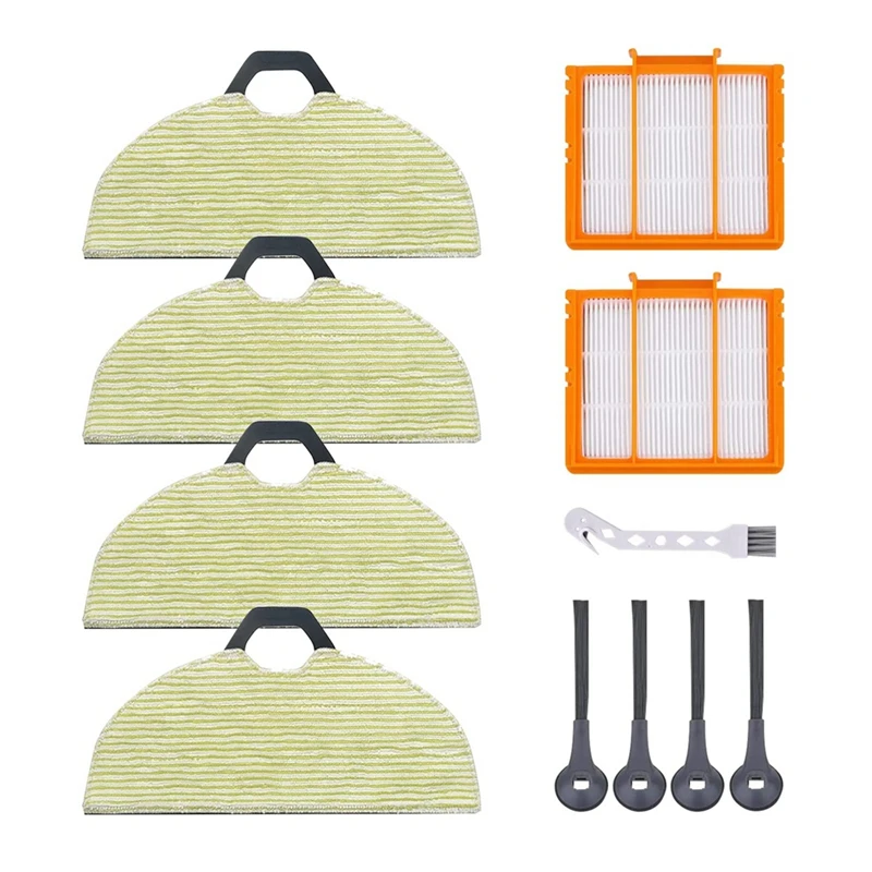 

Replacement Pads Vacuum Cleaner Accessories Plastic For Shark RV2610WA RV2620WA RV2410WD AV2610WA AI Ultra 2- In-1 Robot Vacuum