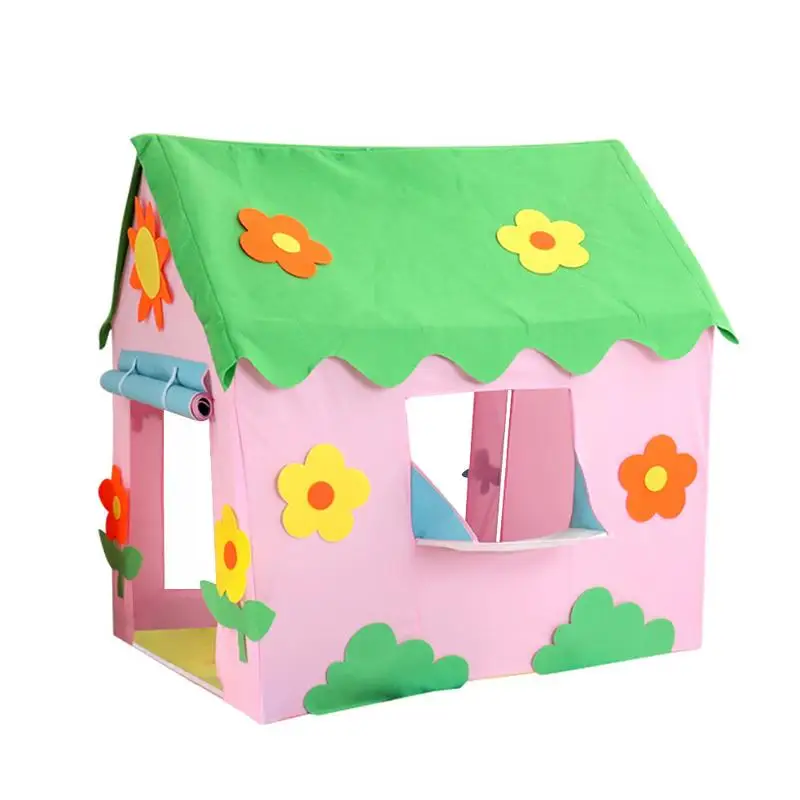

Portable Play Kids Tent Farmhouse Style Princess Children Play House Tents Indoor Outdoor Castle Enfant Room House Gift For Kids