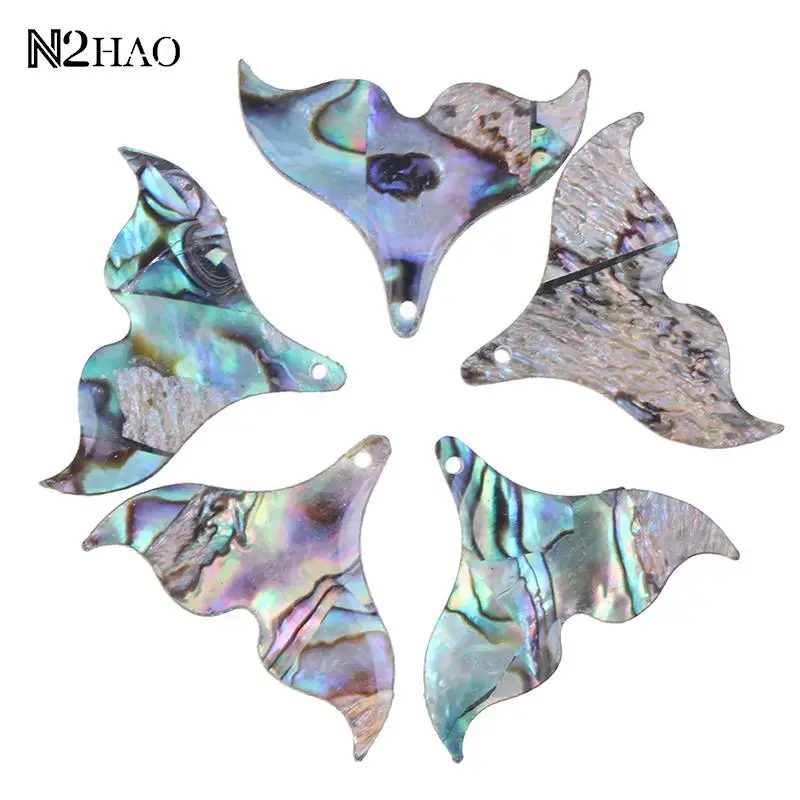 

5 шт., натуральный Абалон, ракушка, фасона «рыбий хвост» подвески из перламутровых раковин для бижутерии, материал для Рукоделия 25*20 мм рыбий ...