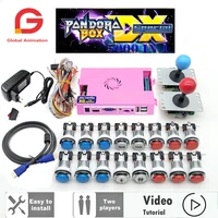 fhd 1080p diy arcade game kit 5000 pandora box dx special 8 way sanwa joystick chrome plating illuminated push button pandora dx