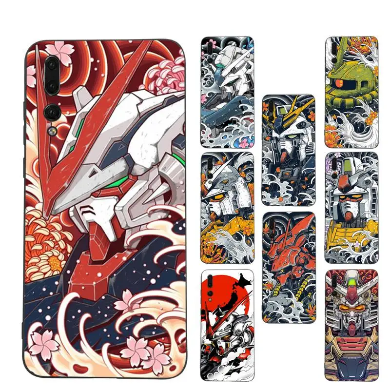 

G-GundamS M-Mechas Phone Case Soft Silicone Case For Huawei P 30lite p30 20pro p40lite P30 Capa