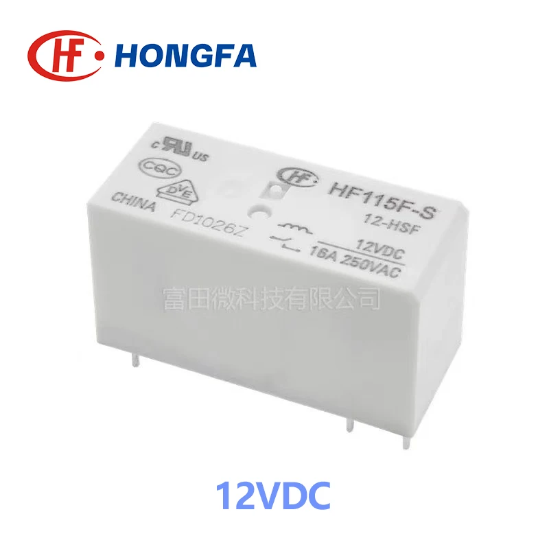 

1 шт. реле HONGFA HF115F-S-5-HSF HF115F-S-12-HSF HF115F-S-24-HSF 6Pin 16A 5 В 12 В 24 В силовое реле