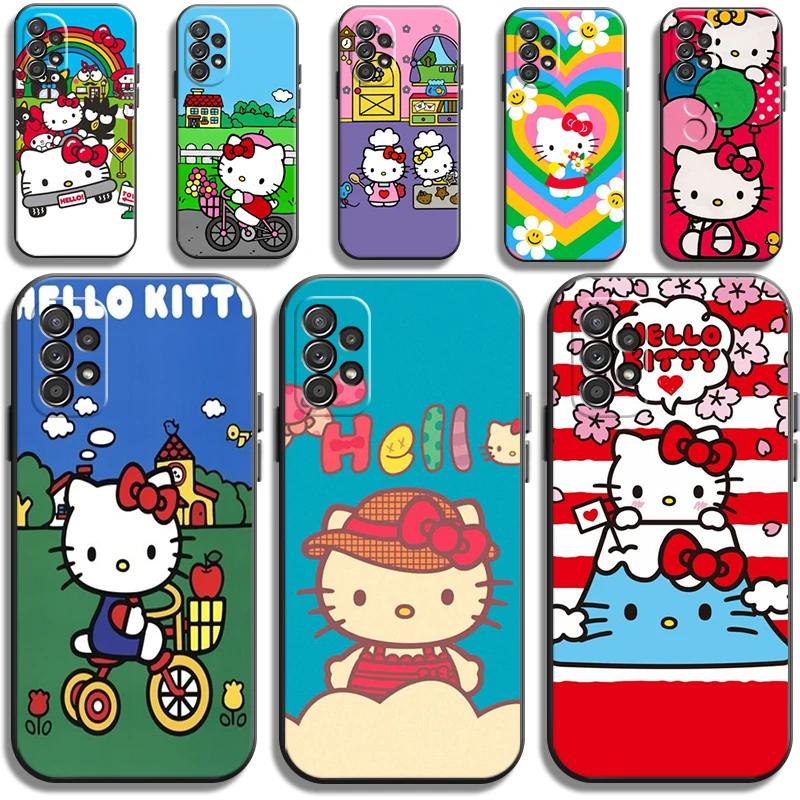 

Hello Kitty 2022 Phone Cases For Samsung Galaxy M11 12 S8 S9 S10 S20 S20FE S21 S21Plus S21 UItra Back Cover Carcasa Funda