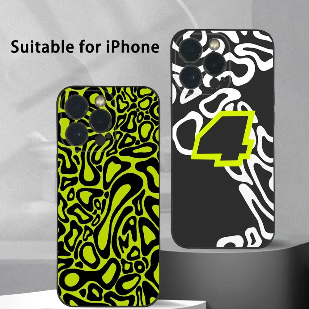 F1 Formula 1 L-Lando Norris Phone Case For iPhone 16 15 14 13 12 11 Plus Pro Max XS X XR SE Mini 8 7 Soft Silicone Black Cover