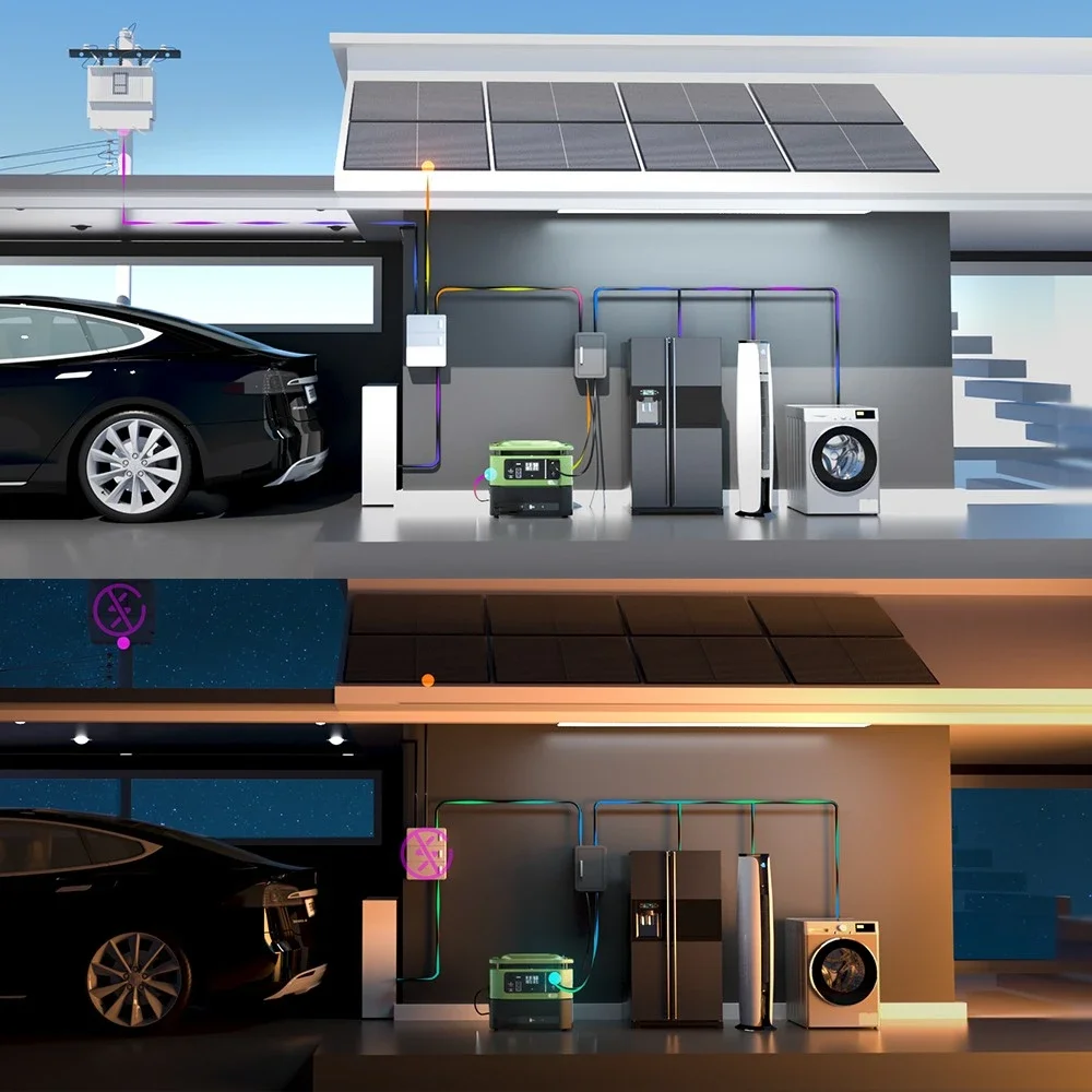 Портативная электростанция FSENERGY FT3600 2000 Вт/3000 Вт домашний резервный солнечный