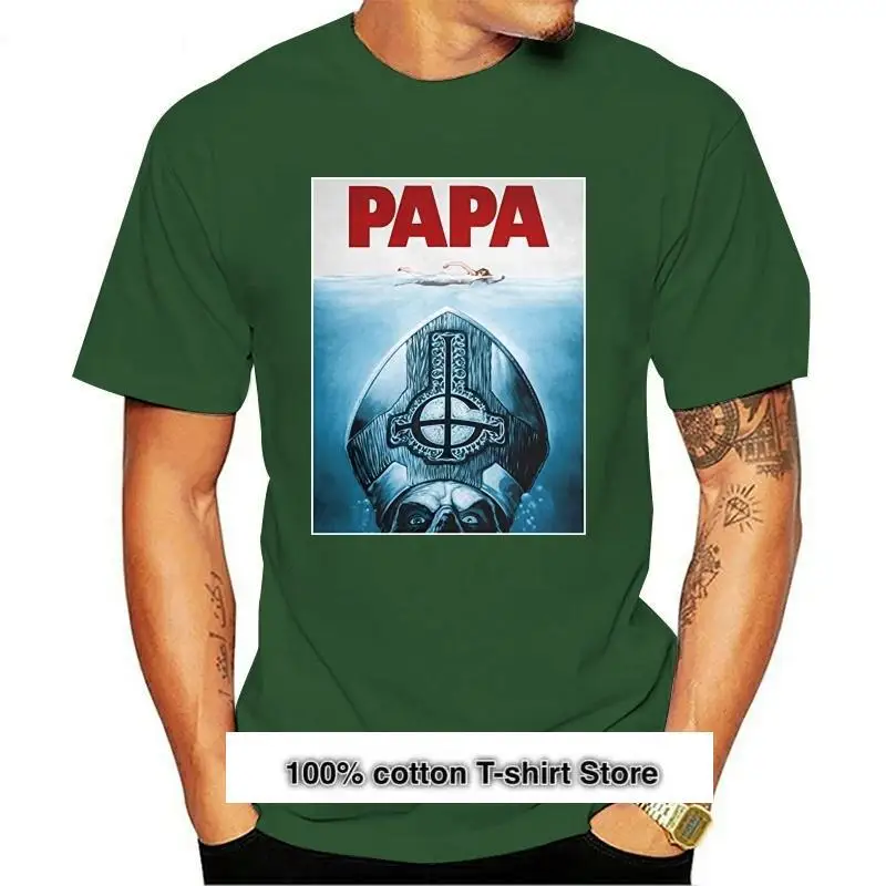 Camiseta divertida para hombre y mujer, camiseta novedosa de Ghost B.C. Papa