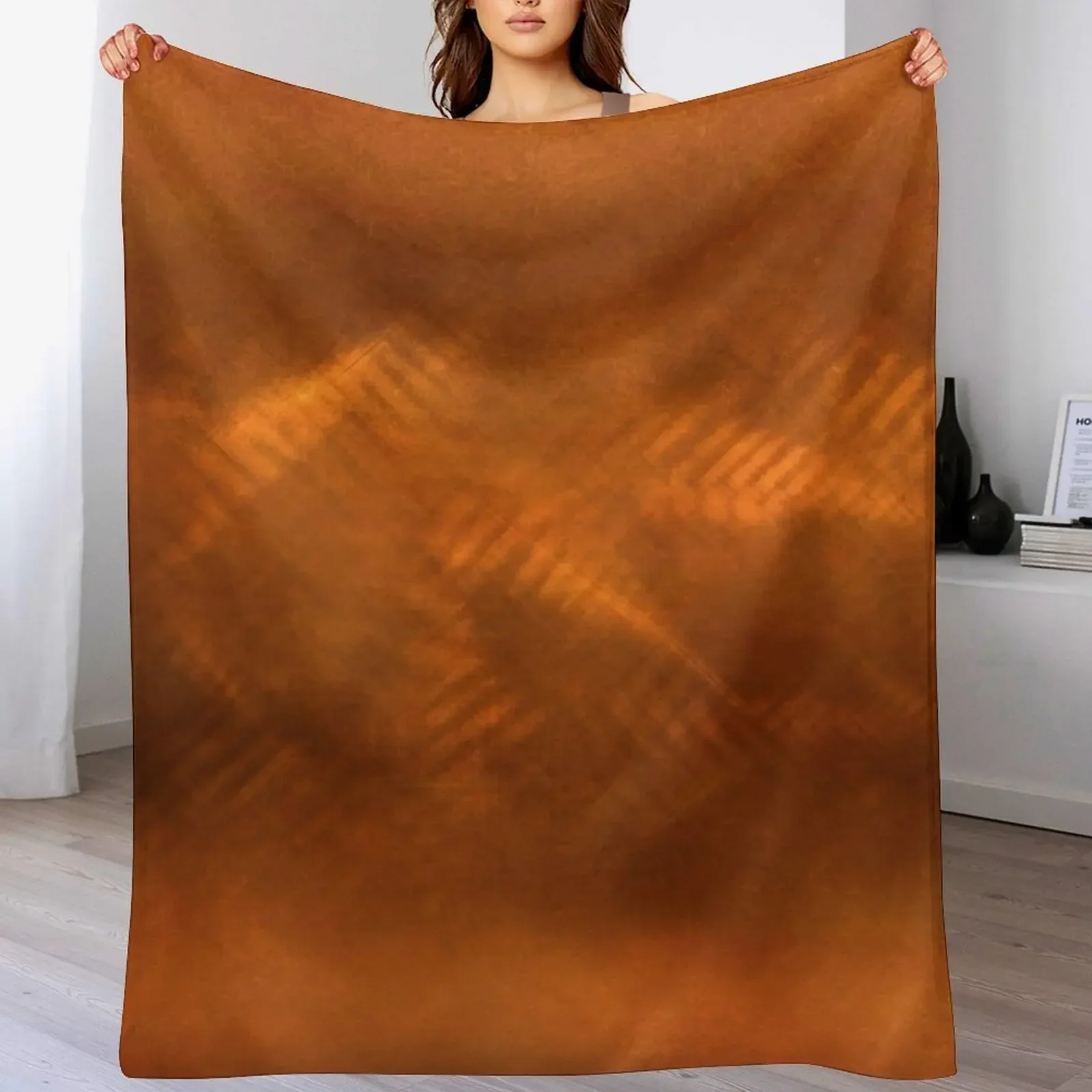 Plush оранжевое одеяло