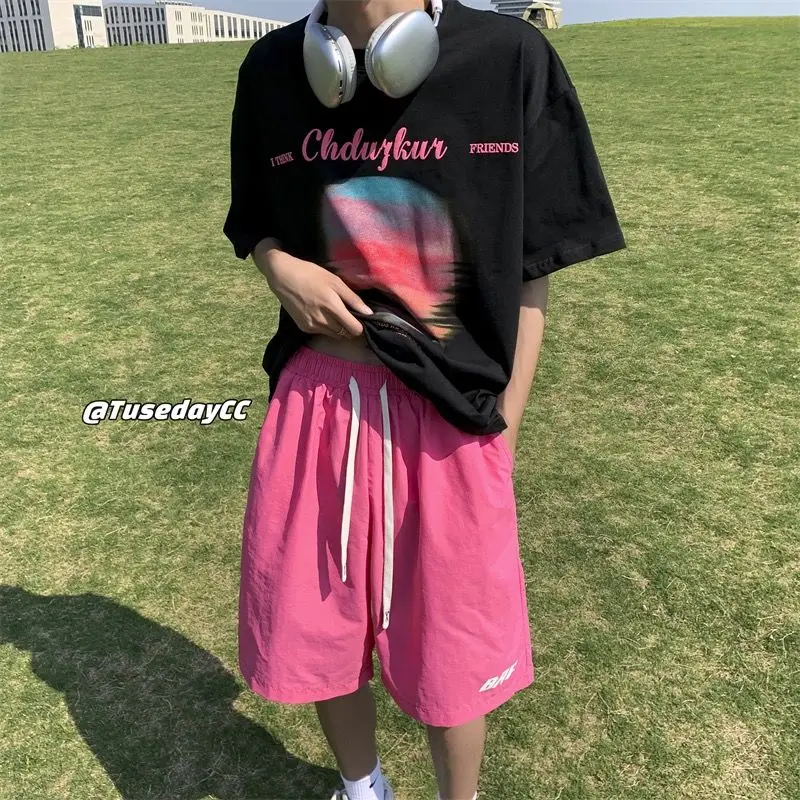 Hot Summer Women's Men Shorts Casual Ice Silk Biker Shorts Women Plus Size High Waist Shorts Fashion Short Pants Streetwear 2023