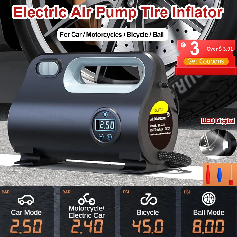 компрессор автобильный автокомпрессор підкачка шин компресор Автомобильный