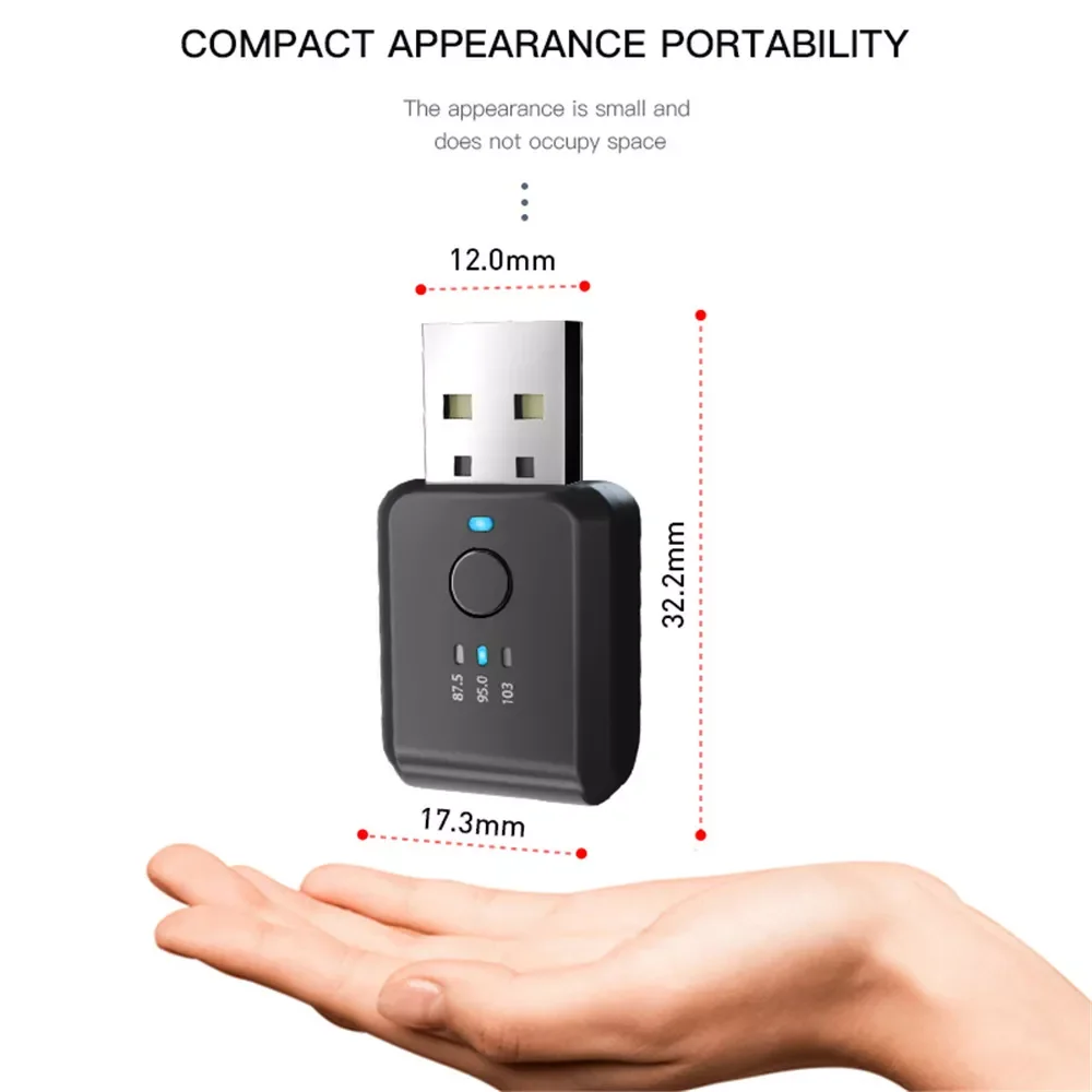 

Car Bluetooth 5.1 FM01 Transmitter Receiver Handsfree Call Mini USB Power Car Kit Auto Wireless Audio For Car Fm Radio