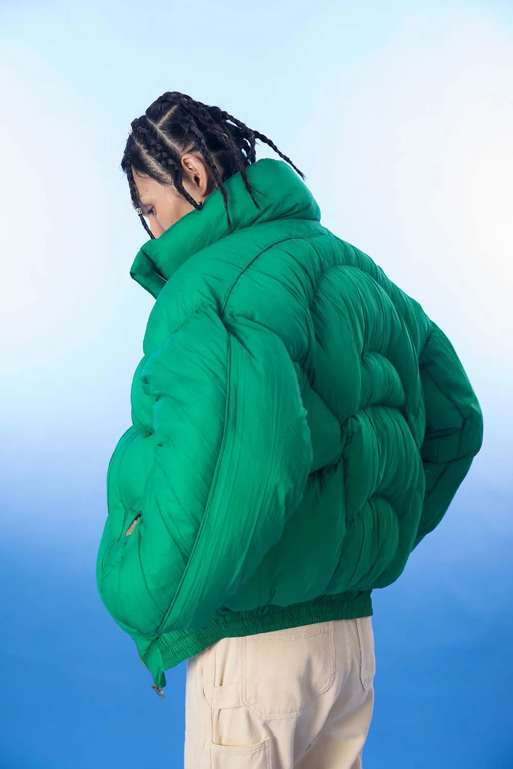 Made Extreme Puffer jacket streetwear stand collar warm winter Men Parkas hip hop oversized men Parka jacket korean warm Outwear