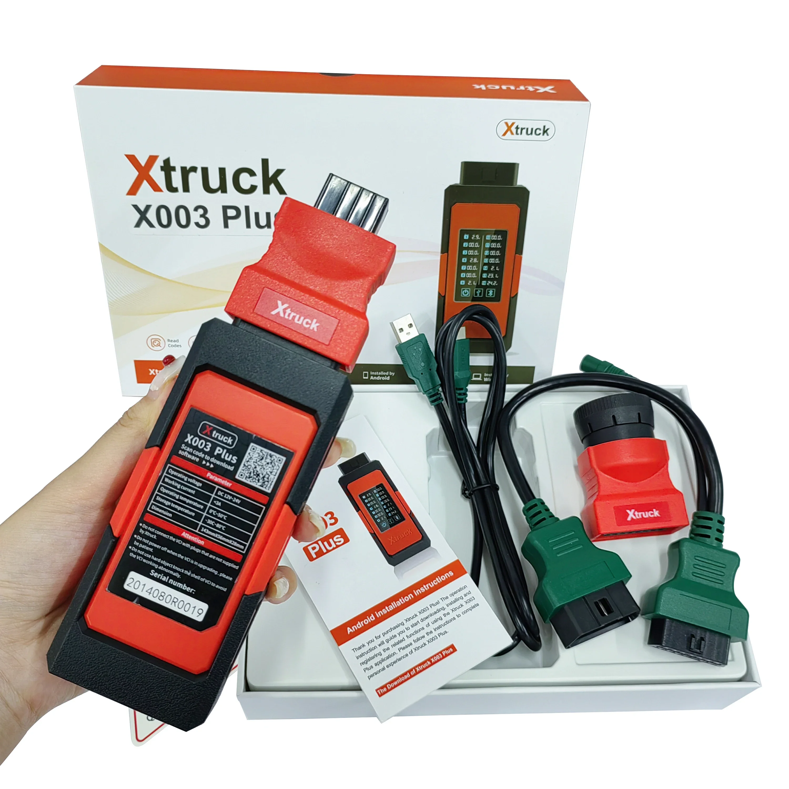 Многоязычный сверхмощный сканер грузовика беспроводное соединение Bl-uetooth чтение