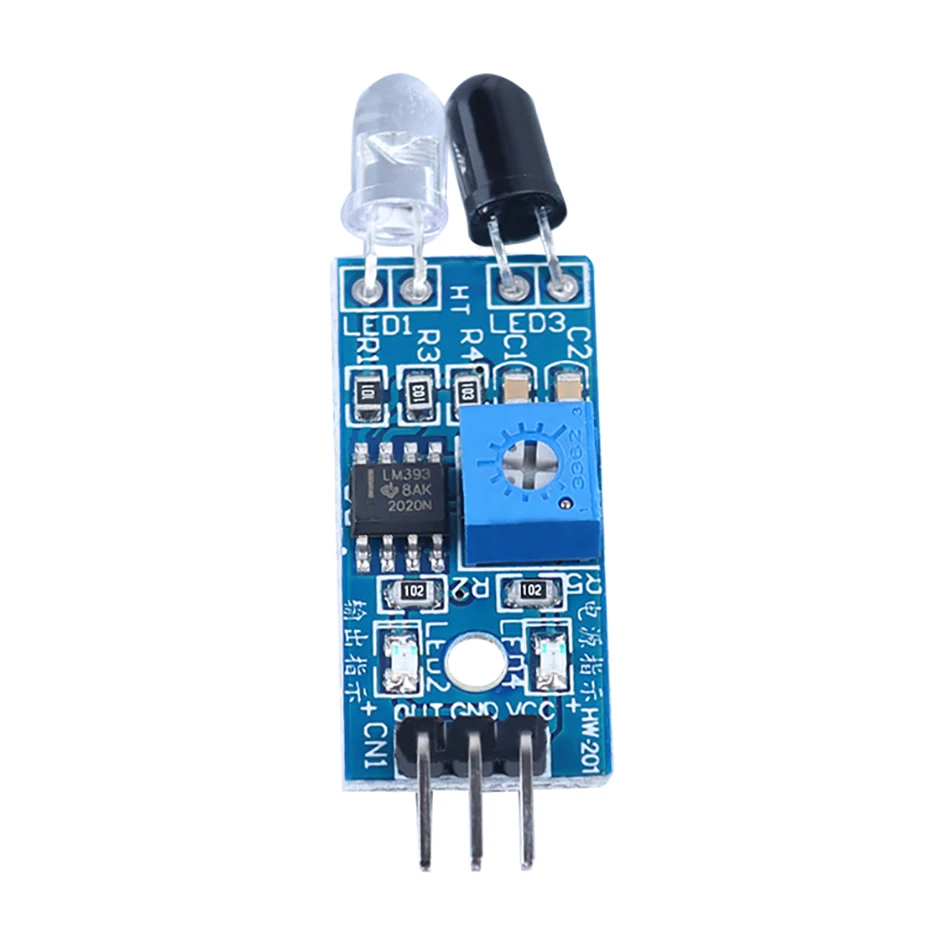

Smart Electronics For Arduino Robot Car DIY Project Reflective Photoelectric 3pin IR Infrared Obstacle Avoidance Sensor Module