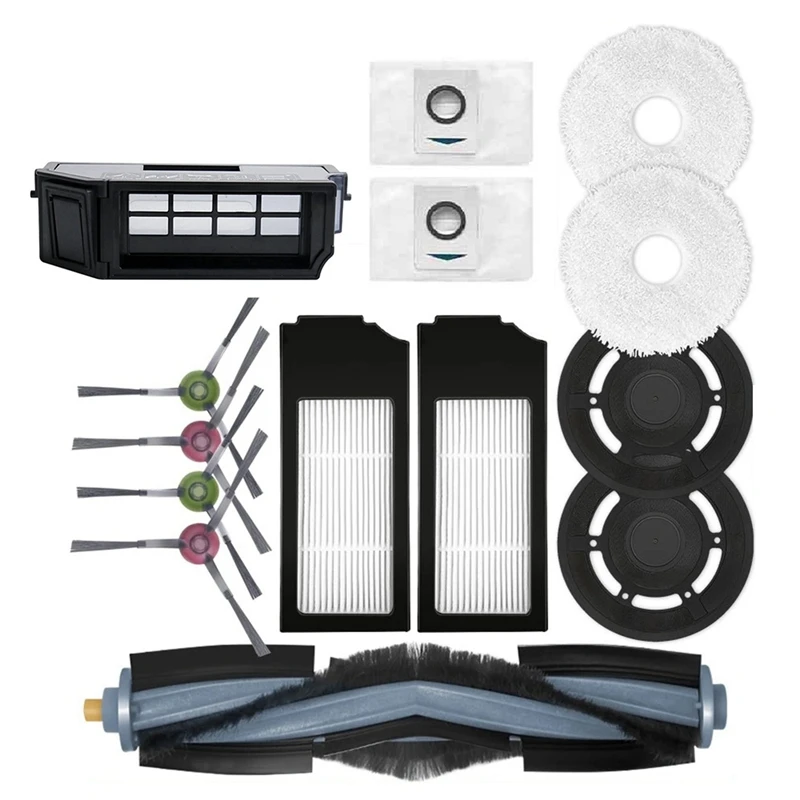 

Brush Hepa Filter Mop Rag Replacement For Ecovacs Deebot X1 TURBO / OMNI Robot Vacuum Cleaner Spare Parts Accessories